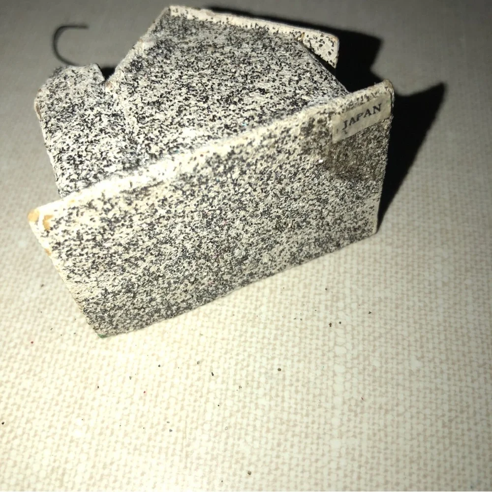 Vintage Paper‎ Cardboard Glitter Church House Christmas Tree Ornament Japan Made